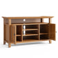 Amherst 54 Inch Wide Solid Wood TV Stand in Light Golden