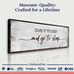 Give It To God And Go To Sleep Sign III