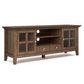 Acadian 60 Inch Wide Solid Wood TV Stand in Rustic