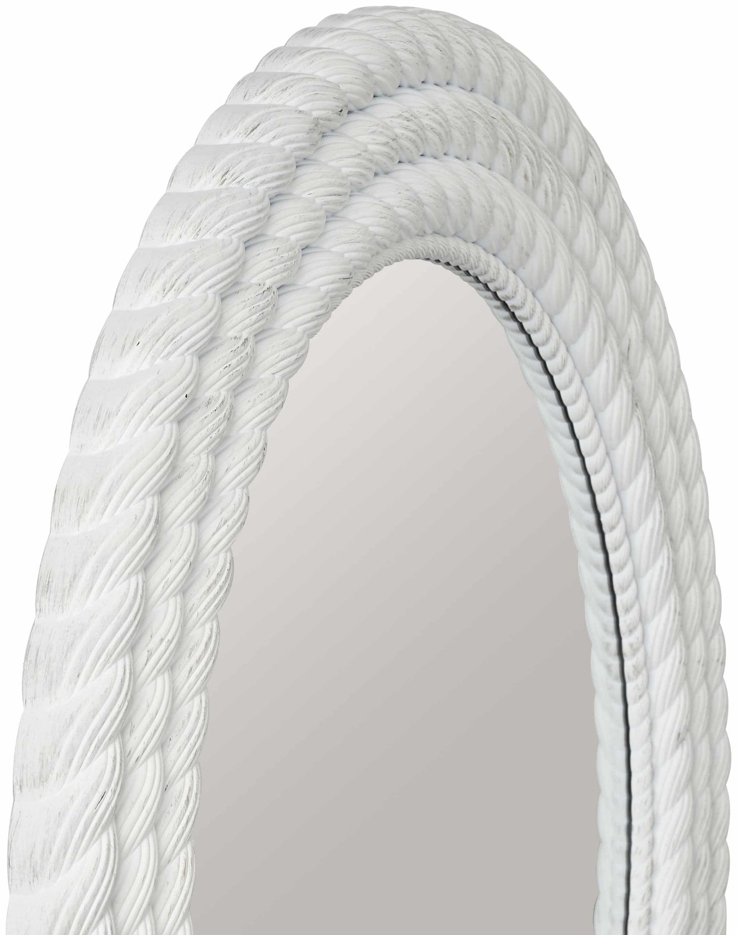 Polverigi Round White Mirror - Clearance