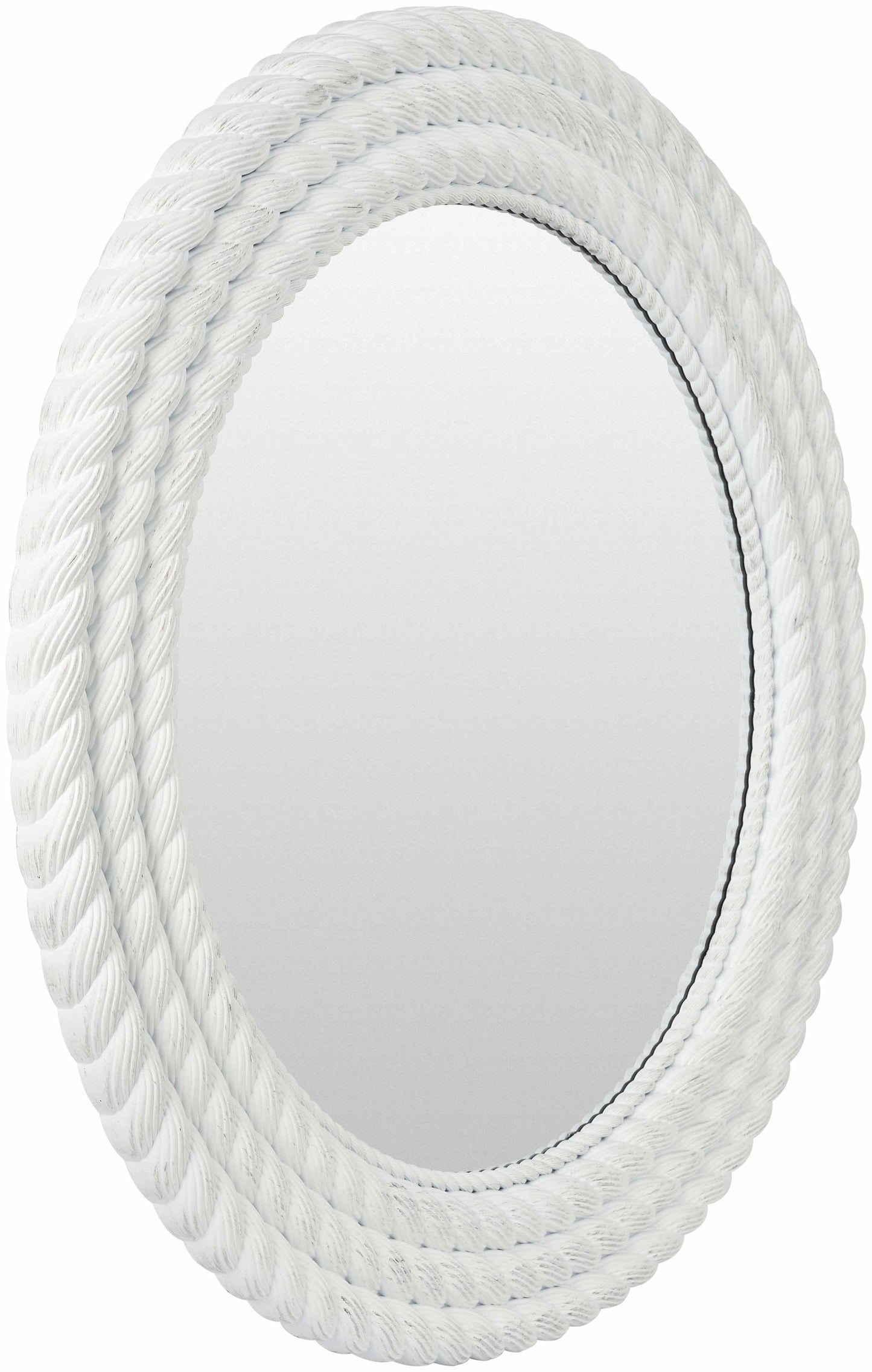 Polverigi Round White Mirror - Clearance