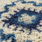 Philomont Ivory and Blue Geometric Wall Hanging - Clearance
