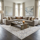Hiti Cream Flat Pile Washable Rug