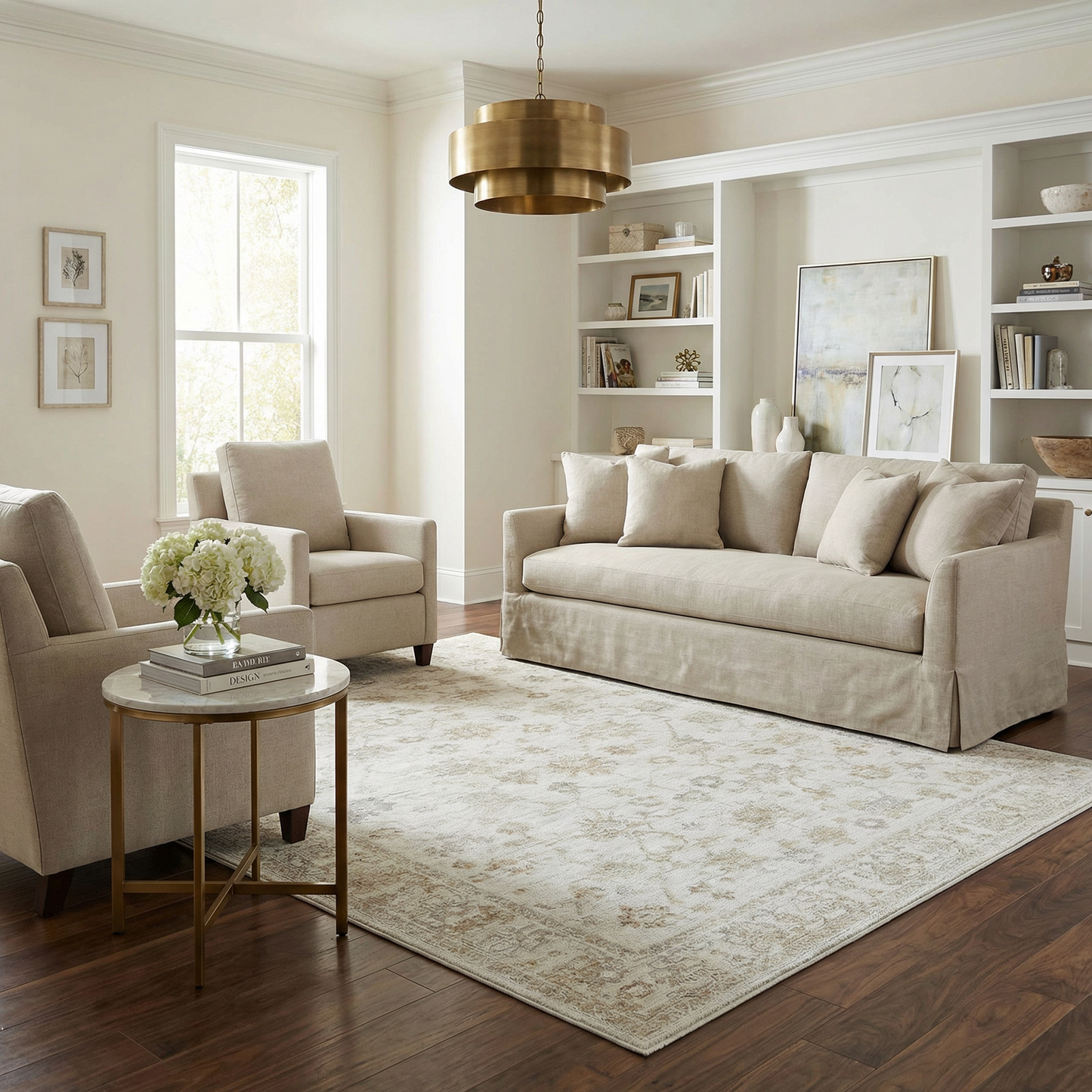 Sashi Ivory Luxe Area Rug - Clearance