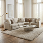 Siari Solid Oatmeal Shag Rug