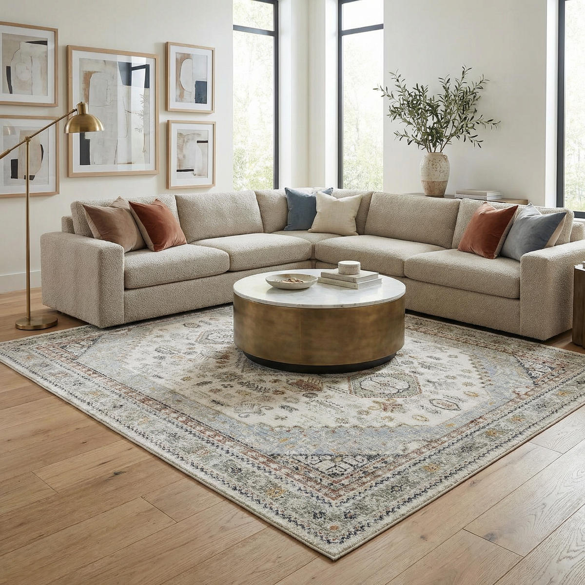 Kouta Cream Area Rug