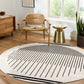 Angus Black&White Geometric Area Rug