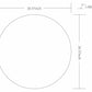 Pontalina Round Gold Mirror
