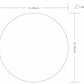 Pontalina Round Gold Mirror