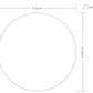 Pontalina Round Gold Mirror