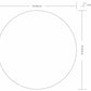 Pontalina Round Gold Mirror