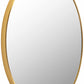 Pontalina Round Gold Mirror