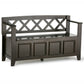 Amherst Solid Wood Entryway Storage Bench in Hickory