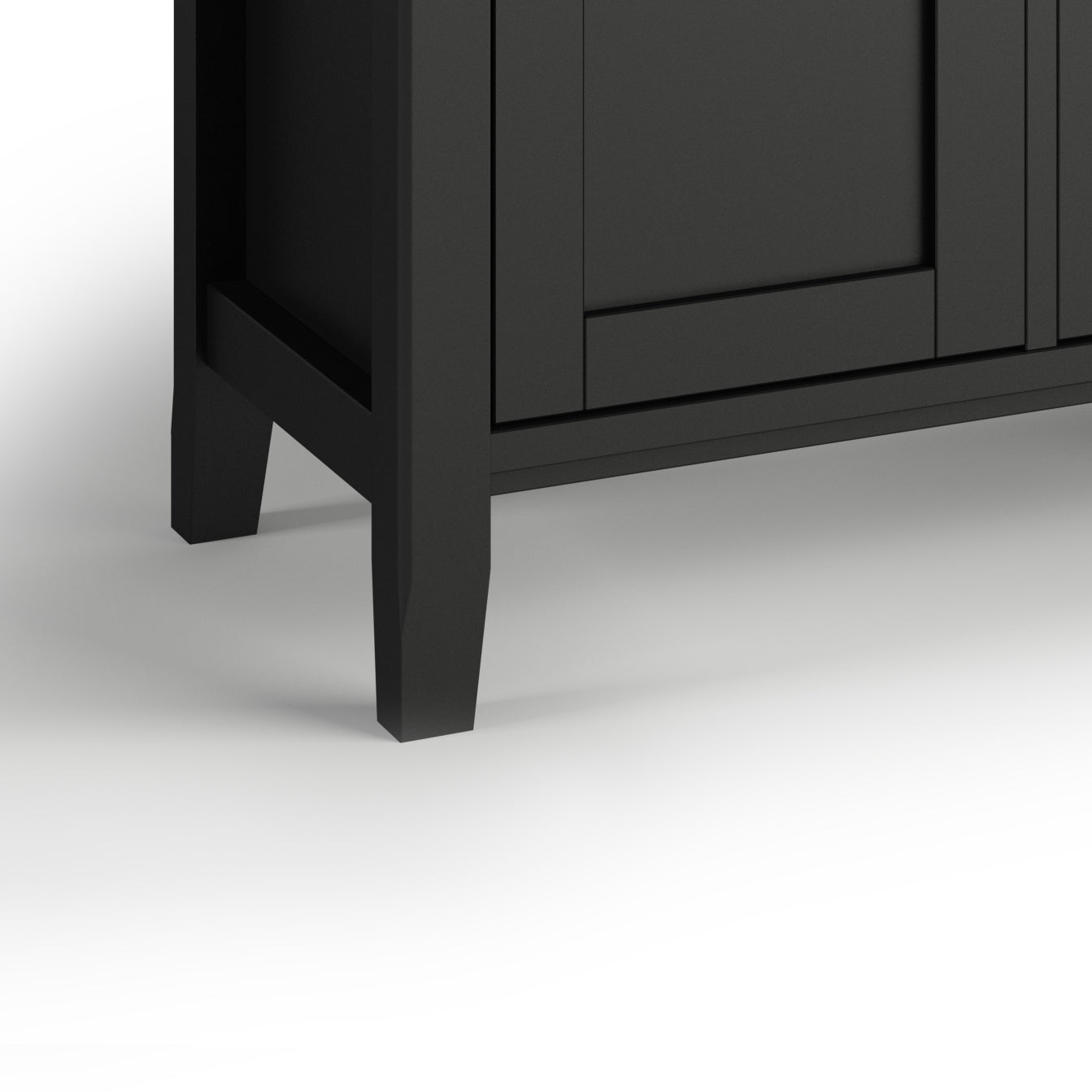 Warm Shaker 72 Inch Wide Solid Wood TV Stand
