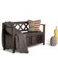 Amherst Solid Wood Entryway Storage Bench in Hickory