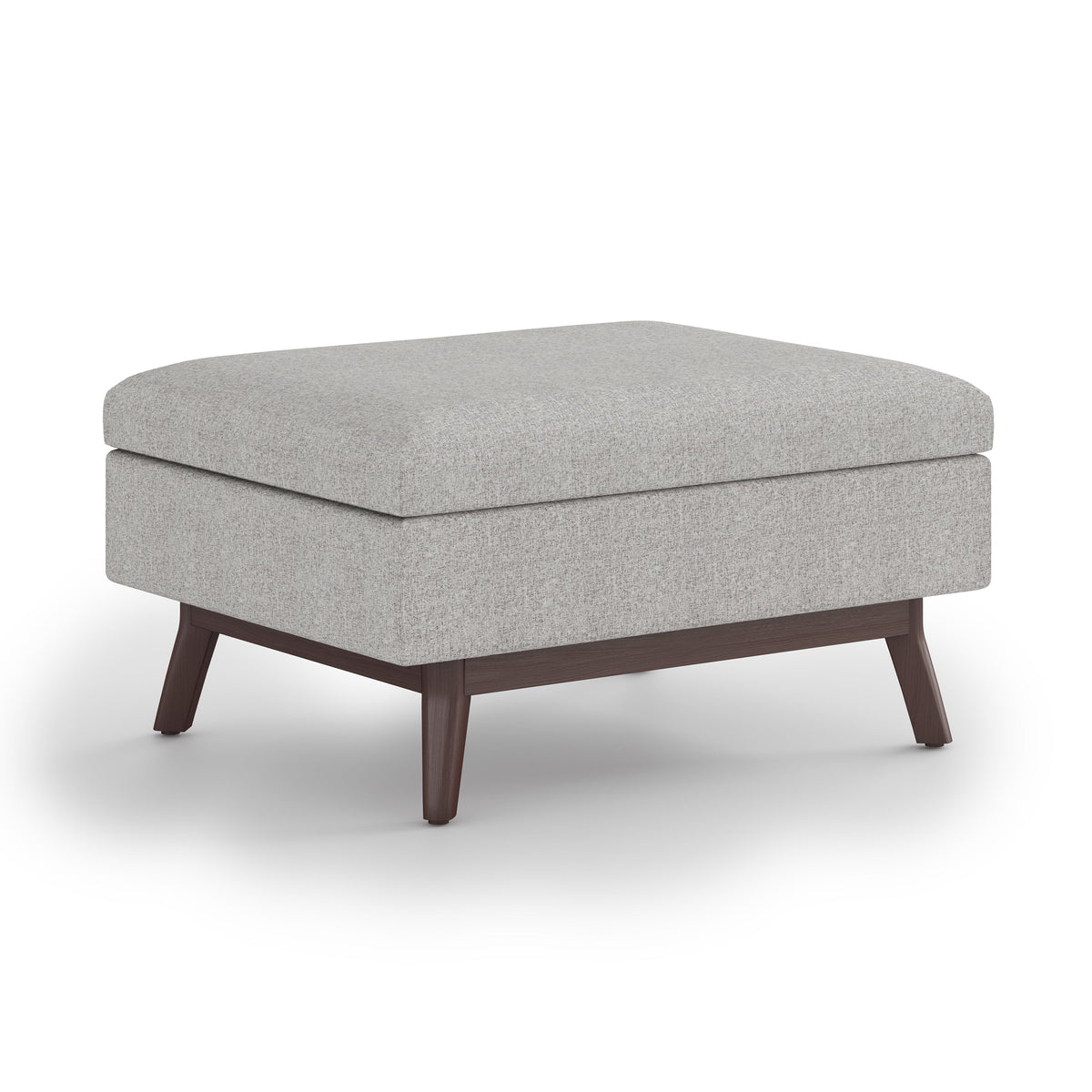 Owen 34 Inch Wide Coffee Table Storage Ottoman in Cloud