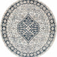 Cabacungan Cream & Gray Washable Area Rug - Clearance