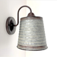 Corrugated Rustic Barn Metal Farmhouse Wall Light Fixture