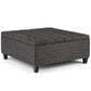 Harrison 36 Inch Wide Coffee Table Storage Ottoman