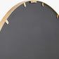 Guindarohan Gold Frame Round Mirror