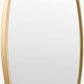 Guindarohan Gold Frame Round Mirror