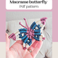 Macrame butterfly pdf pattern.