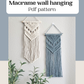 Beginner macrame wall hanging pdf pattern