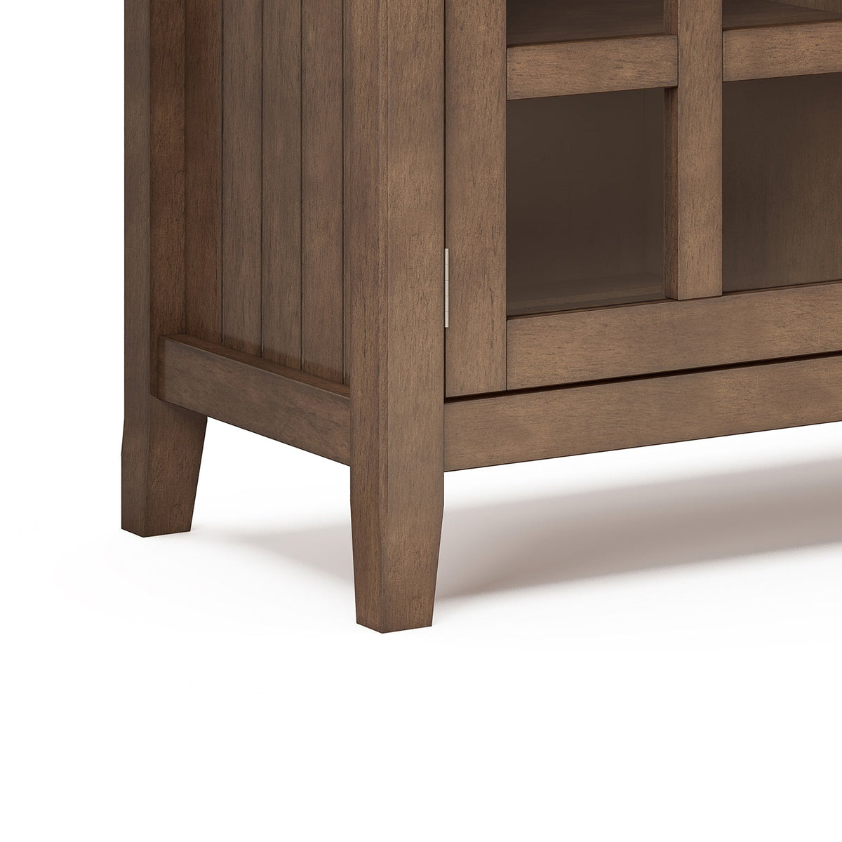 Acadian 60 Inch Wide Solid Wood TV Stand in Rustic