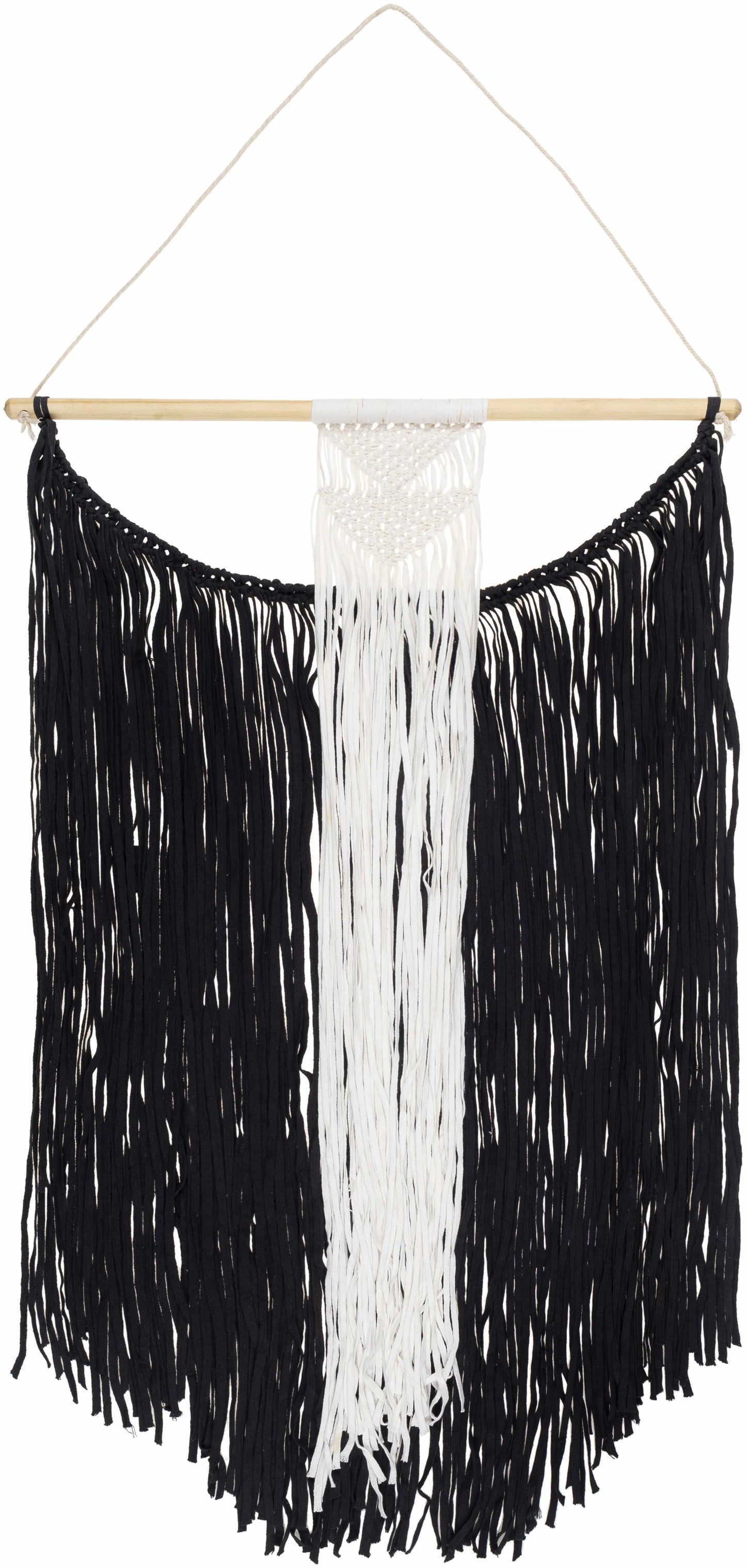 Rosebank Boho Black and White Wall Hanging - Clearance