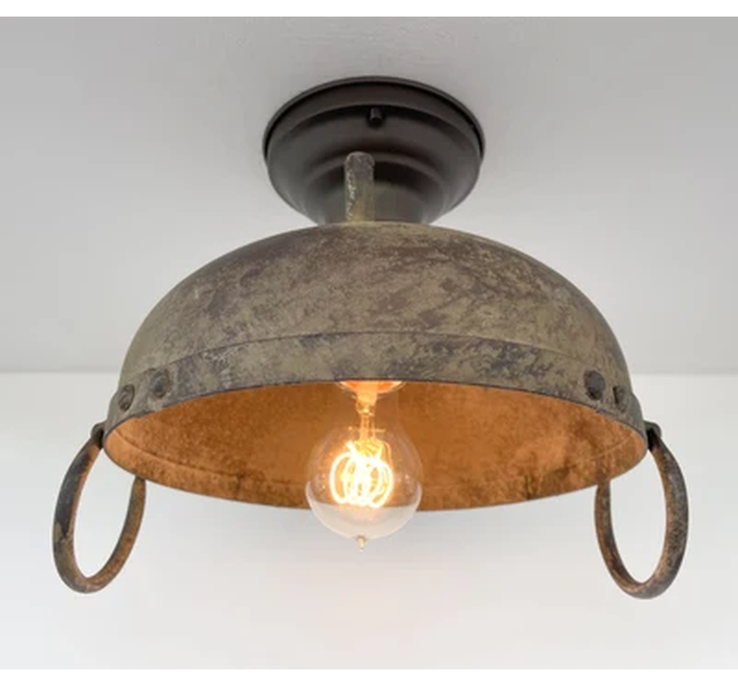 Iron Rustic Industrial Ceiling Light Fixture