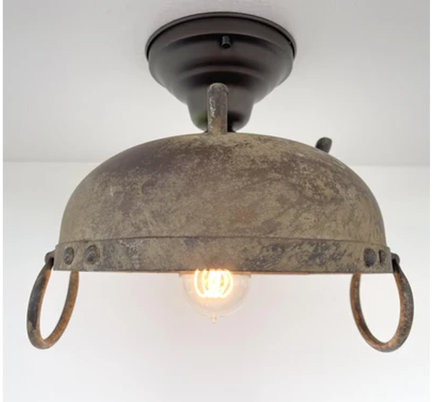 Iron Rustic Industrial Ceiling Light Fixture