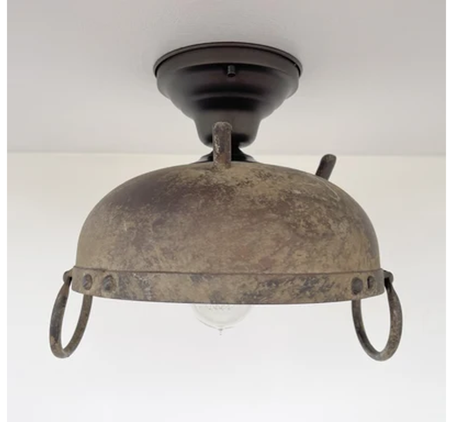Iron Rustic Industrial Ceiling Light Fixture
