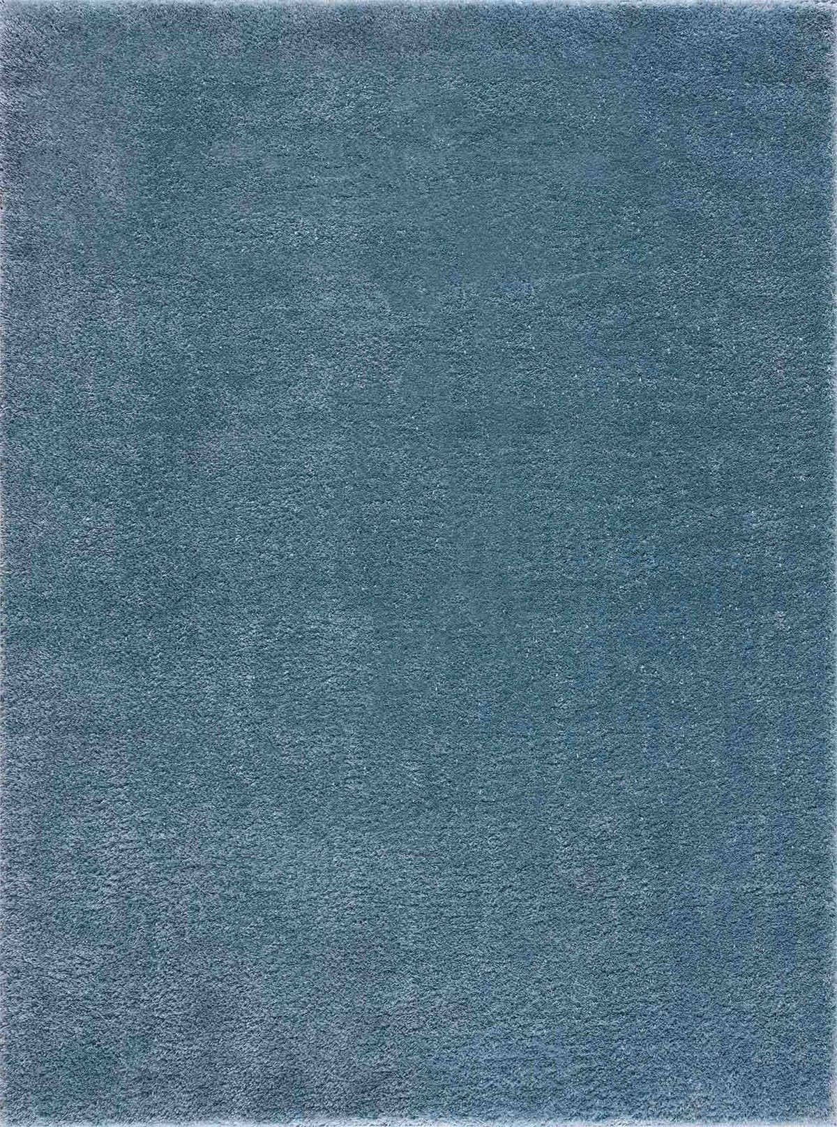 Heavenly Solid Blue Plush Rug - Clearance