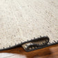 Ayumu Beige Hand Woven Wool Area Rug