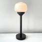 Small Schoolhouse Milk Glass Tall Table Lamp