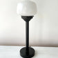 Small Schoolhouse Milk Glass Tall Table Lamp