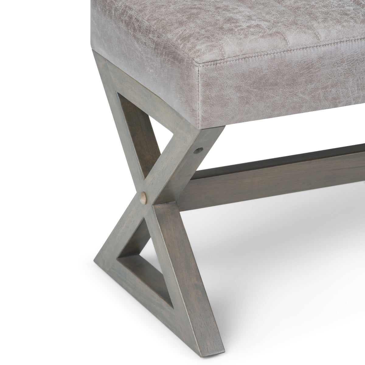 Salinger Large Ottoman Bench - Distressed
