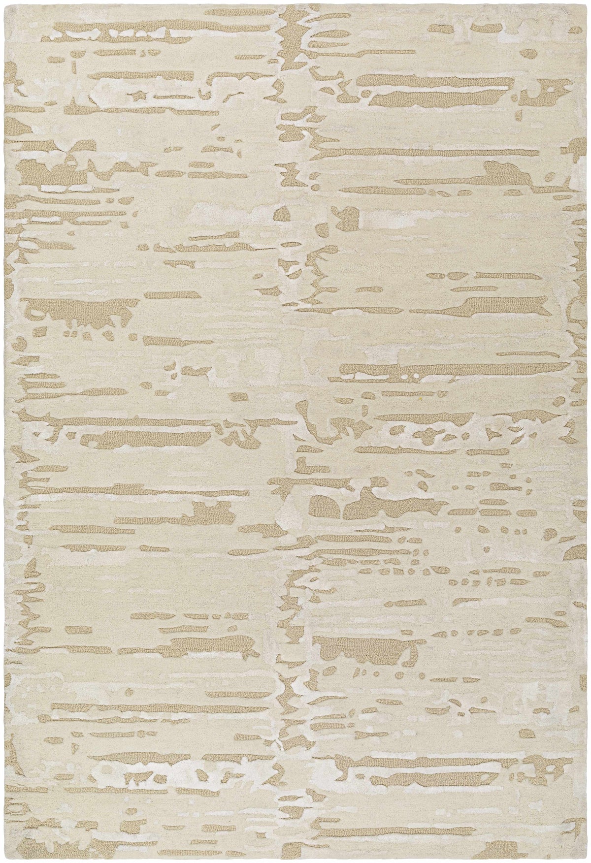 Kadin Beige Abstract Area Rug - Clearance