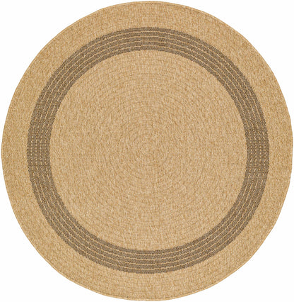 Andie Bordered Faux Jute Outdoor Rug - Clearance