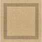 Andie Bordered Faux Jute Outdoor Rug - Clearance