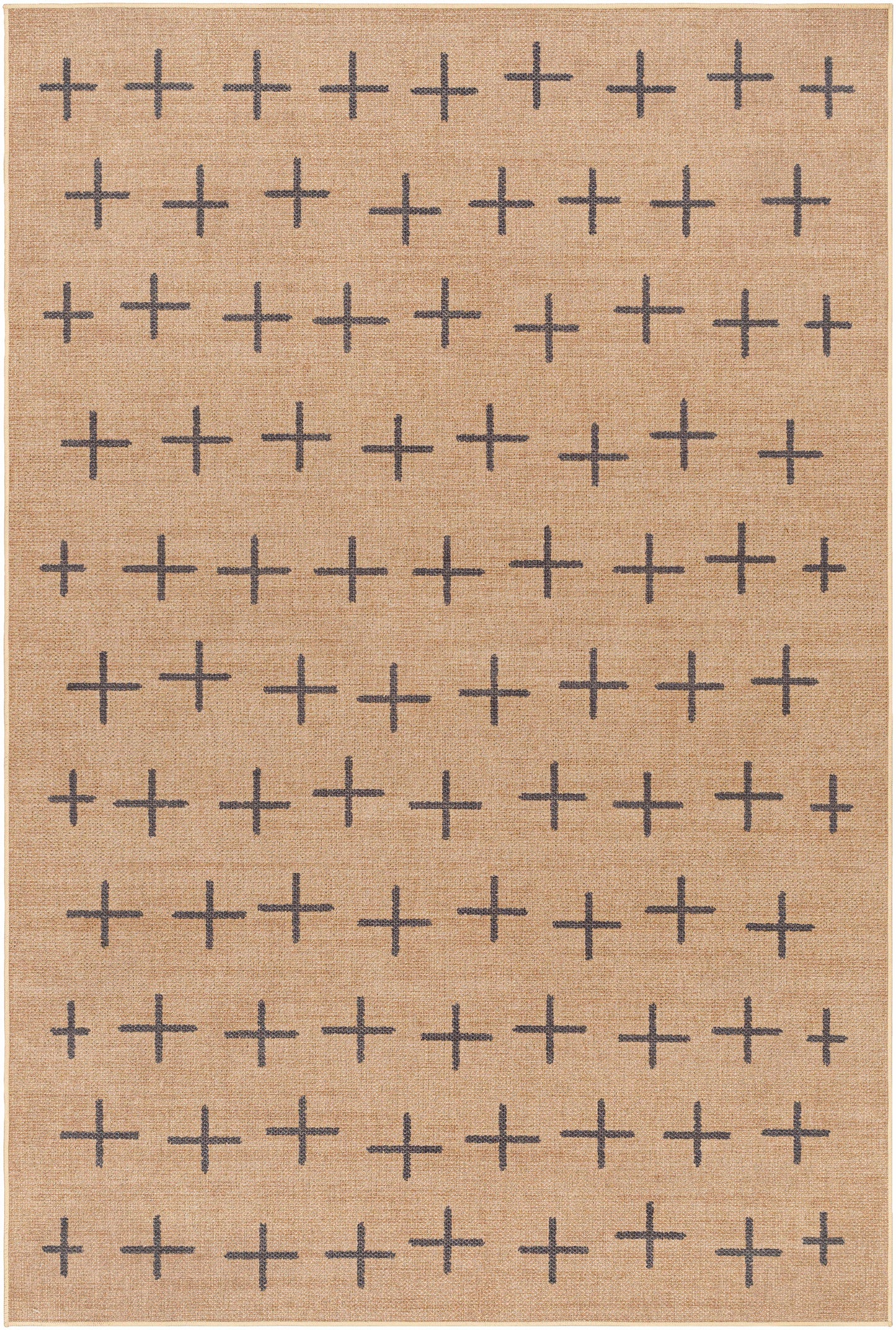 Haimi Black Washable Jutely Rug - Clearance