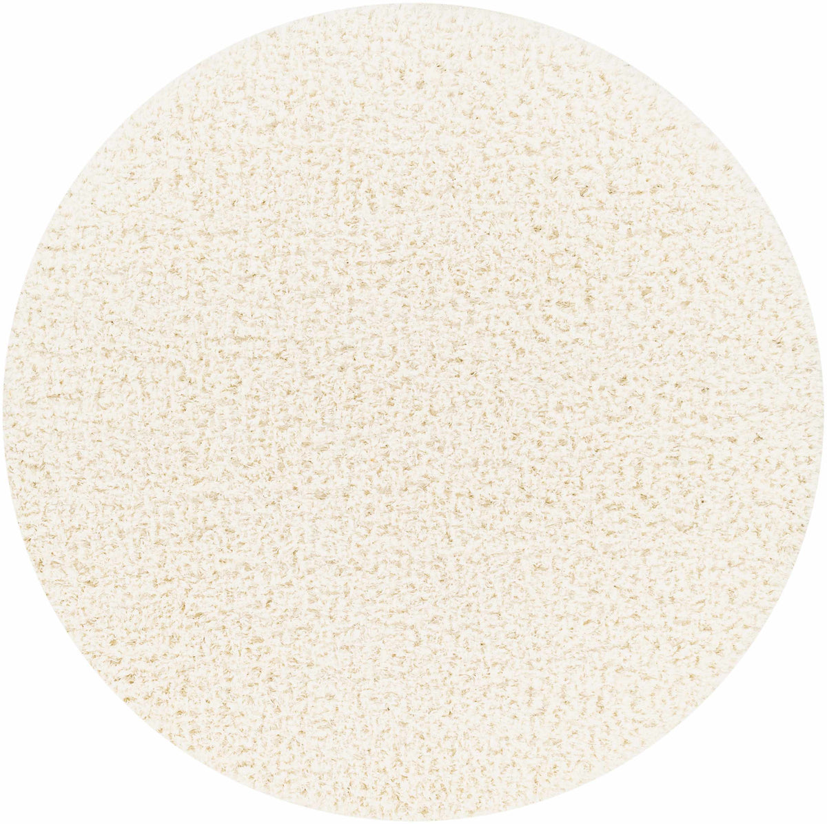 Siari Solid Cream Plush Rug