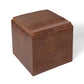 Rockwood 17 Inch Wide Cube Storage Ottoman with Tray