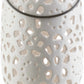 Sloughhouse White Ceramic Outdoor Lantern