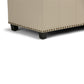 Amelia 33 Inch Wide Storage Ottoman Bench in Satin