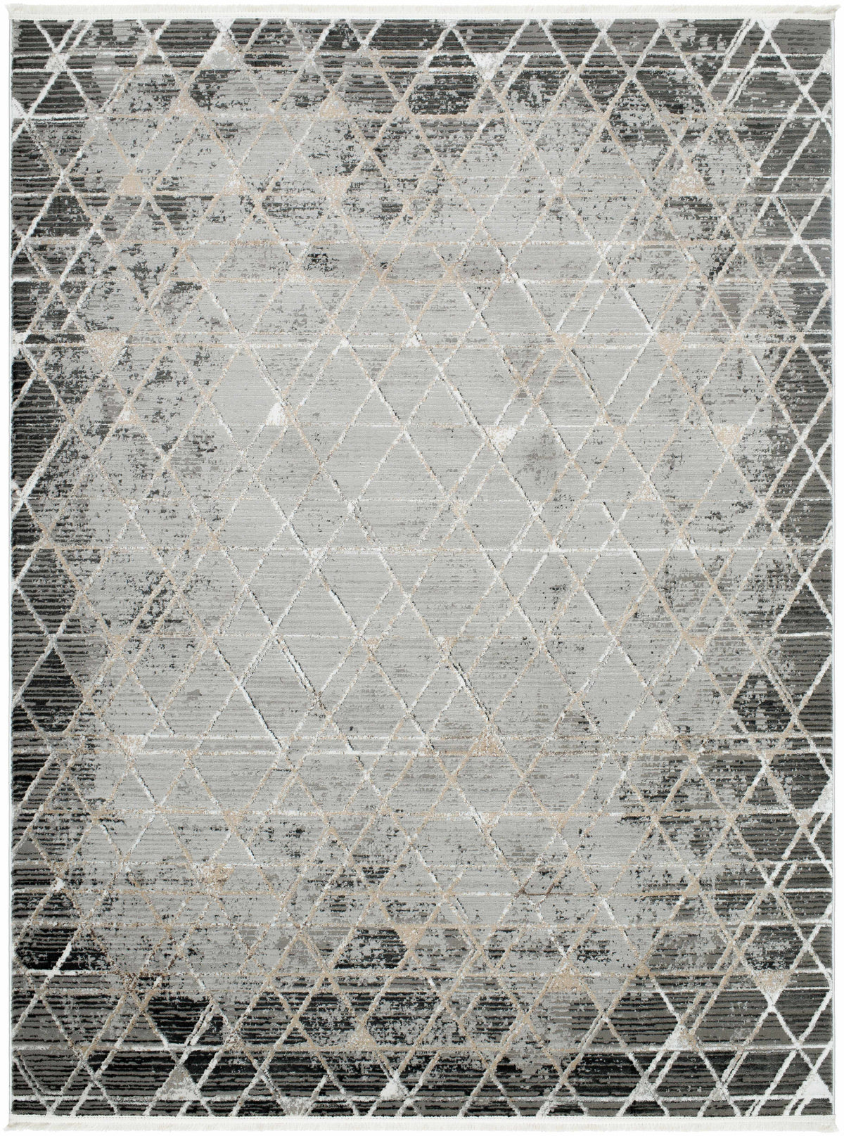 Luol Gray Area Rug - Clearance