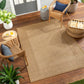 Amora Flatweave Faux Jute Outdoor Rug