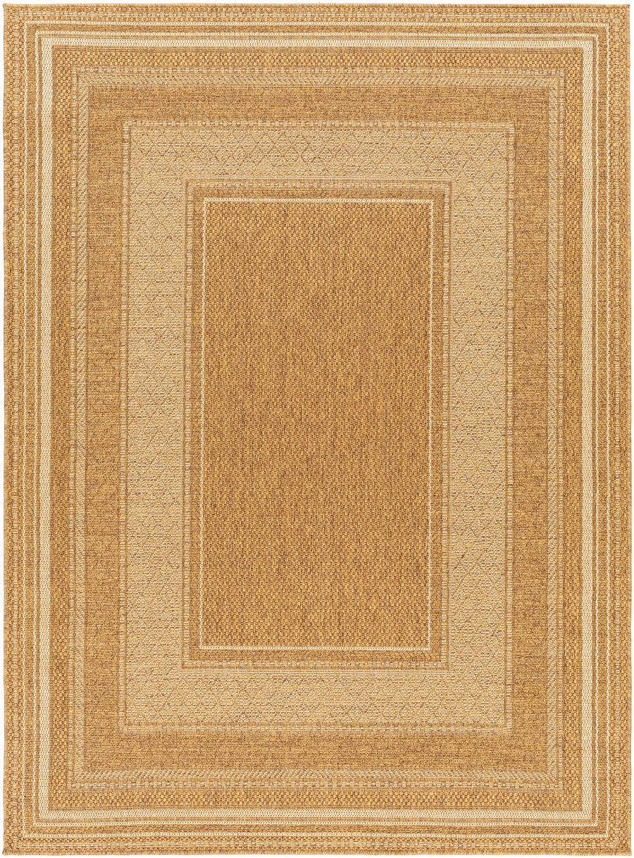 Chael Flatweave Faux Jute Outdoor Rug