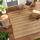 Hiero Flatweave Faux Jute Outdoor Rug