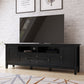 Warm Shaker 72 Inch Wide Solid Wood TV Stand